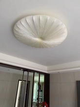 Load image into Gallery viewer, Pleated Saucer Pendant Ceiling Light
